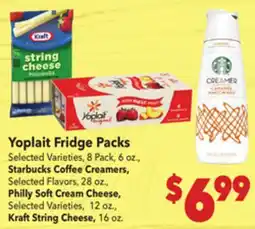 Vallarta Supermarkets Yoplait Fridge Packs offer