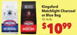 Vallarta Supermarkets Kingsford Matchlight Charcoal or Blue Bag offer