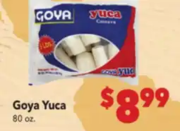 Vallarta Supermarkets Goya Yuca offer
