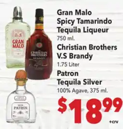 Vallarta Supermarkets Gran Malo Spicy Tamarindo Tequila Liqueur offer