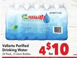Vallarta Supermarkets Vallarta Purified Drinking Water offer