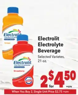 Vallarta Supermarkets Electrolit Electrolyte Beverage offer