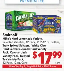 Vallarta Supermarkets Smirnoff Mike's Hard Lemonade offer