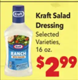 Vallarta Supermarkets Kraft Salad Dressing offer