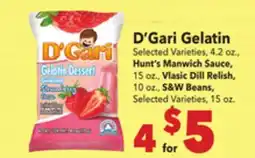 Vallarta Supermarkets D'Gari Gelatin offer