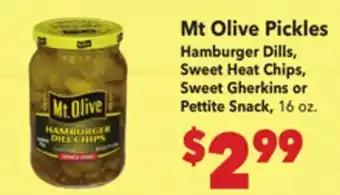 Vallarta Supermarkets Mt Olive Pickles offer