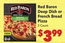 Vallarta Supermarkets Red Baron Deep Dish or French Bread Pizza offer