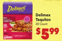 Vallarta Supermarkets Delimex Taquitos offer