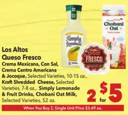 Vallarta Supermarkets Los Altos Queso Fresco offer