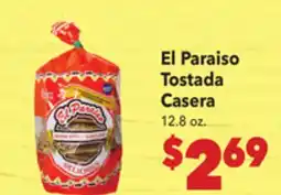 Vallarta Supermarkets El Paraiso Tostada Casera offer