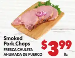Vallarta Supermarkets Smoked Pork Chops/FRESCA CHULETA AHUMADA DE PUERCO offer