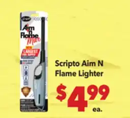 Vallarta Supermarkets Scripto Aim N Flame Lighter offer