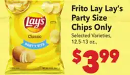 Vallarta Supermarkets Frito Lay Lay's Party Size Chips offer