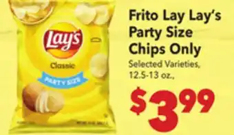 Vallarta Supermarkets Frito Lay Lay's Party Size Chips offer