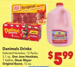 Vallarta Supermarkets Danimals Drinks offer