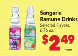 Vallarta Supermarkets Sangaria Ramune Drinks offer