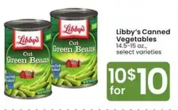 Albertsons Libby's Canned Vegetables offer