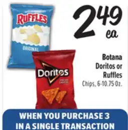 El Super Doritos or Ruffles Chips offer
