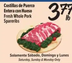 El Super Fresh Whole Pork Spareribs offer