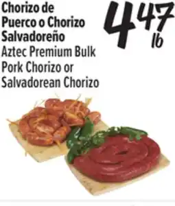 El Super Aztec Premium Bulk Pork Chorizo or Salvadorean Chorizo offer