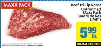 Foodmaxx Beef Tri-Tip Roast offer