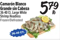El Super Large White Shrimp Headless offer