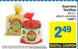 Foodmaxx Guerrero Tortillas offer