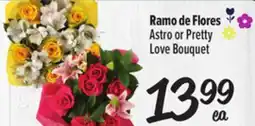 El Super Astro or Pretty Love Bouquet offer