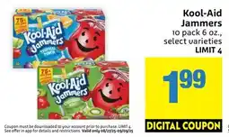 Foodmaxx Kool-Aid Jammers offer