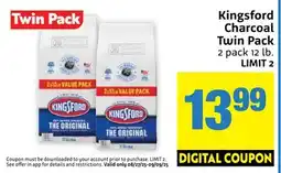 Foodmaxx Kingsford Charcoal Twin Pack offer