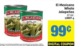 Foodmaxx El Mexicano Whole Jalapeños offer