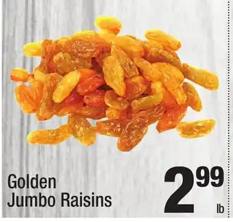 Super King Markets Golden Jumbo Raisins offer