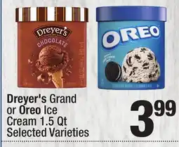 Super King Markets Dreyer's Grand or Oreo Ice Cream offer