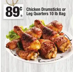 Super King Markets Chicken Drumsticks or Leg Quarters offer