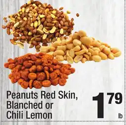 Super King Markets Peanuts Red Skin, Blanched or Chili Lemon offer
