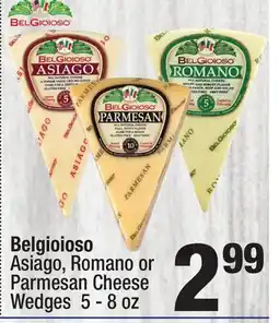 Super King Markets Belgioioso Asiago, Romano or Parmesan Cheese Wedges offer