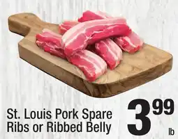Super King Markets St. Louis Pork Spare Ribs or Ribbed Belly offer