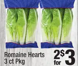 Super King Markets Romaine Hearts offer