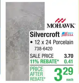 Menards Mohawk Silvercroft offer