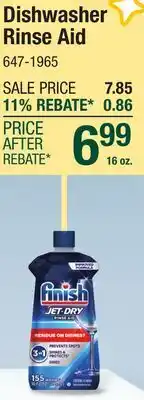 Menards Dishwasher Rinse Aid offer
