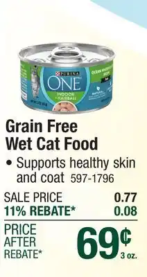 Menards Grain Free Wet Cat Food offer