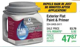 Menards Exterior Flat Paint & Primer offer