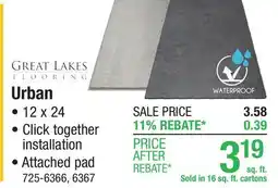 Menards Urban offer