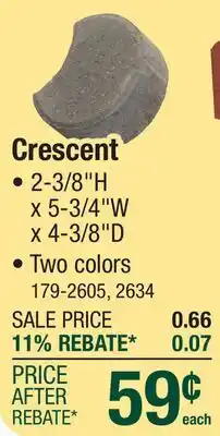 Menards Crescent Edgers offer