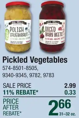 Menards Pickled Vegetables offer