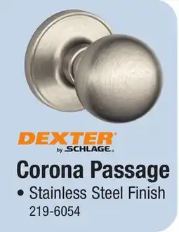 Menards Dexter Corona Passage offer