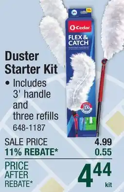 Menards Duster Starter Kit offer