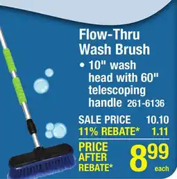 Menards Flow-Thru Wash Brush offer