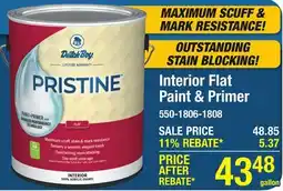 Menards Interior Flat Paint & Primer offer