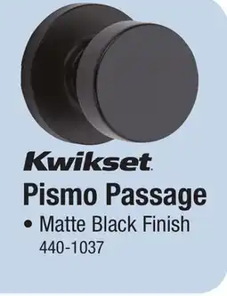 Menards Kwikset Pismo Passage offer